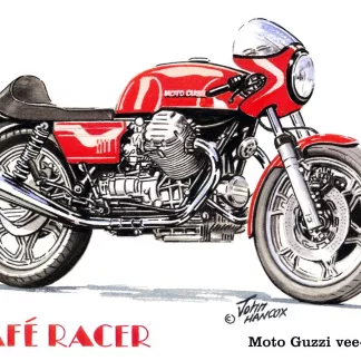 Moto Guzzi Vee Twin Cafe Racer (faired)