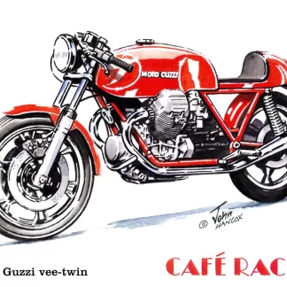 Moto Guzzi Vee Twin Cafe Racer (unfaired)