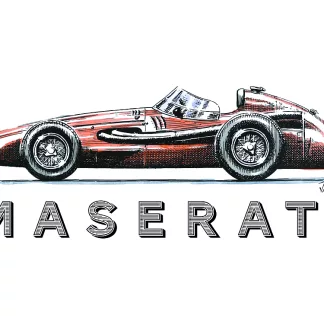 Maserati 250F Profile